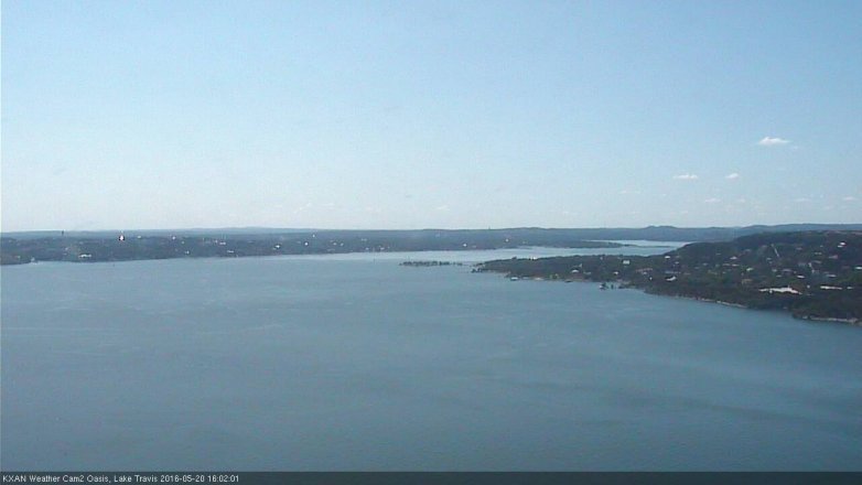 Lake Travis webcam, May 20, 2016 3:30 PM CT