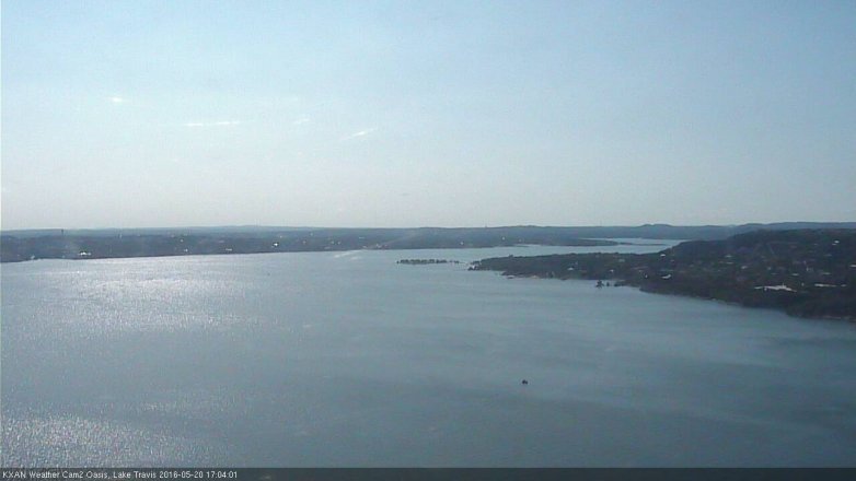 Lake Travis webcam, May 20, 2016 4:15 PM CT