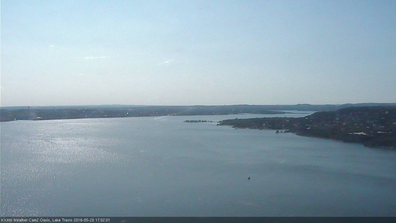 Lake Travis webcam, May 20, 2016 4:30 PM CT