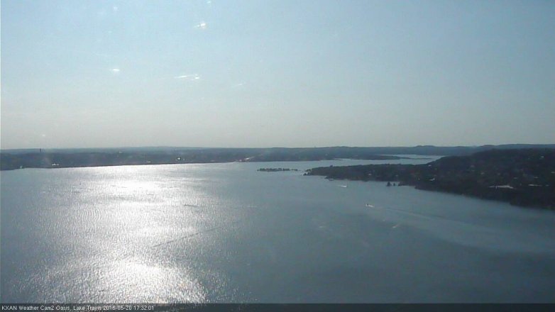 Lake Travis webcam, May 20, 2016 5:00 PM CT