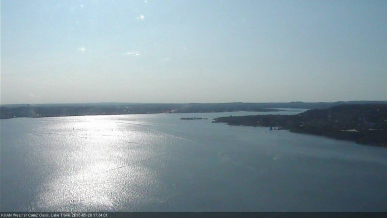 Lake Travis webcam, May 20, 2016 5:05 PM CT