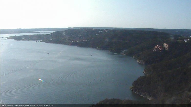 Lake Travis webcam, May 20, 2016 5:15 PM CT
