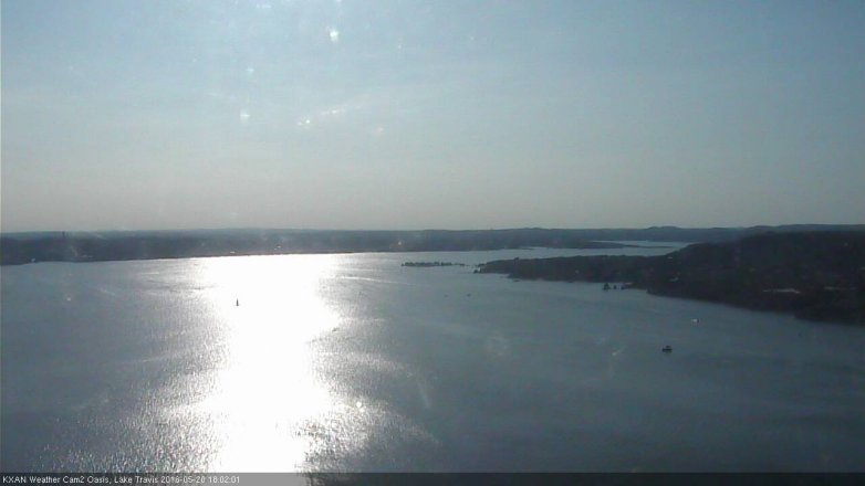 Lake Travis webcam, May 20, 2016 5:30 PM CT