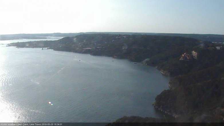 Lake Travis webcam, May 20, 2016 6:05 PM CT