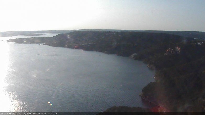 Lake Travis webcam, May 20, 2016 6:30 PM CT