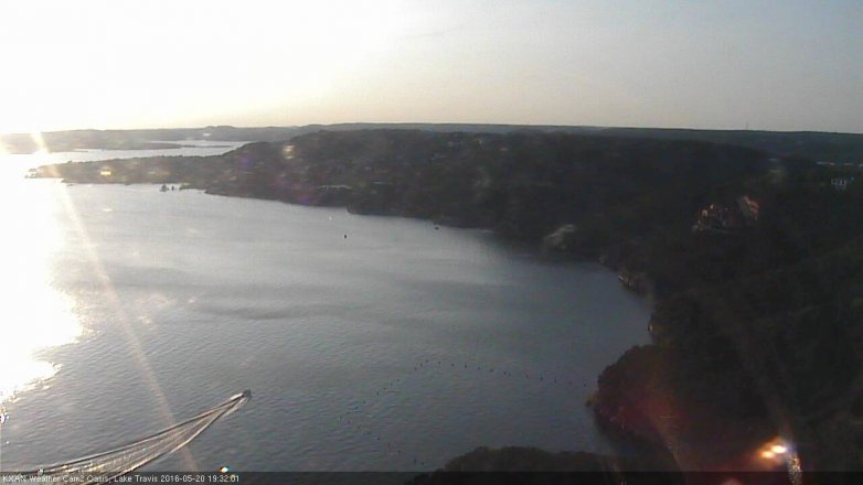 Lake Travis webcam, May 20, 2016 6:35 PM CT