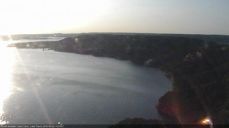 Lake Travis webcam, May 20, 2016 7:00 PM CT