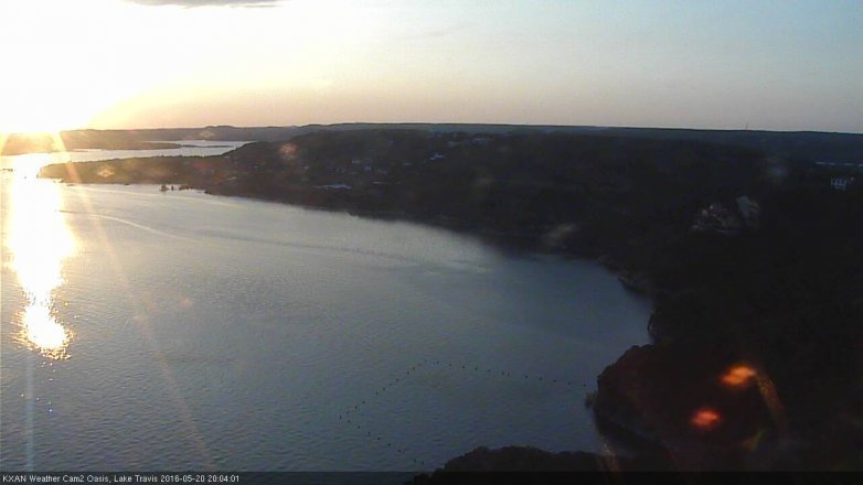 Lake Travis webcam, May 20, 2016 7:35 PM CT