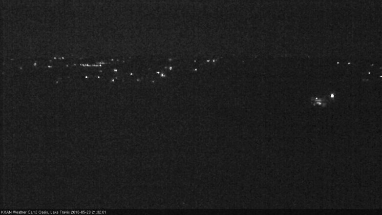 Lake Travis webcam, May 20, 2016 8:50 PM CT