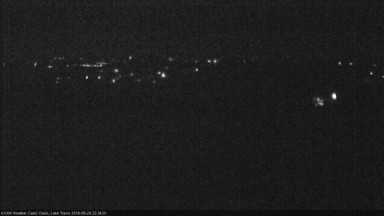 Lake Travis webcam, May 20, 2016 9:40 PM CT