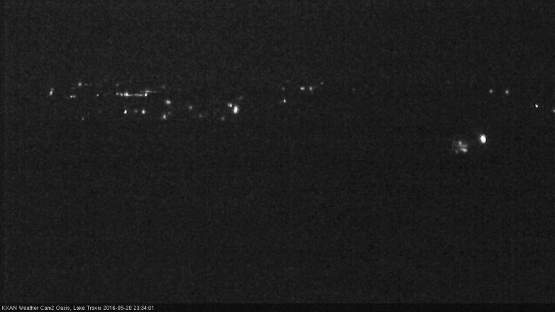 Lake Travis webcam, May 20, 2016 10:40 PM CT