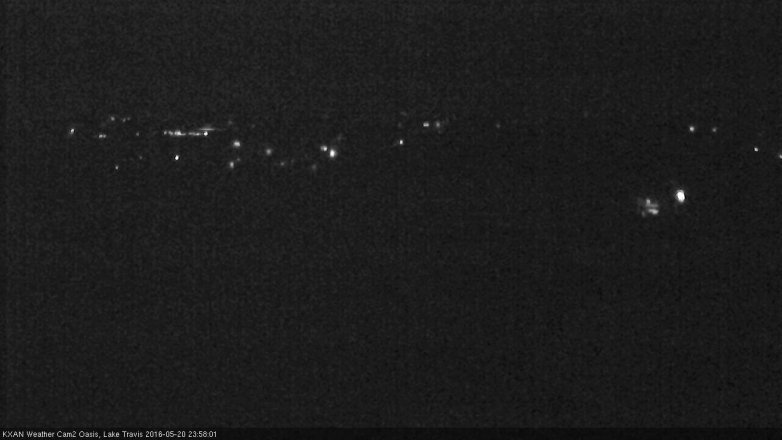 Lake Travis webcam, May 20, 2016 11:15 PM CT
