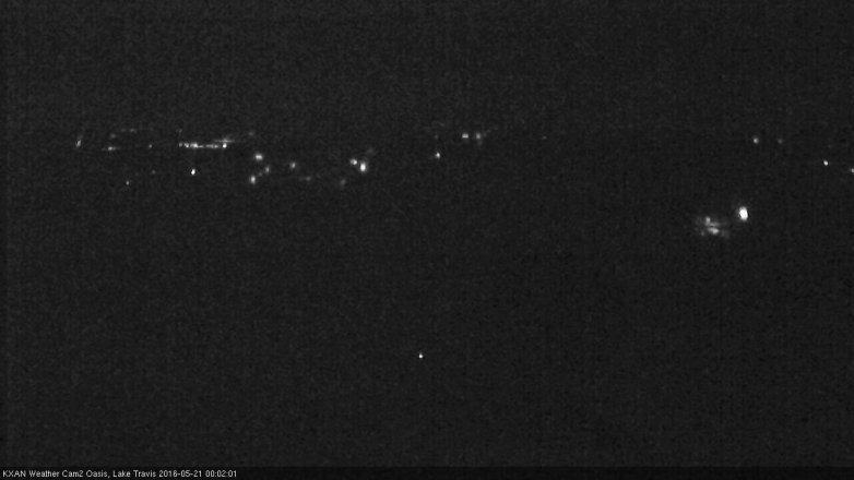 Lake Travis webcam, May 20, 2016 11:20 PM CT