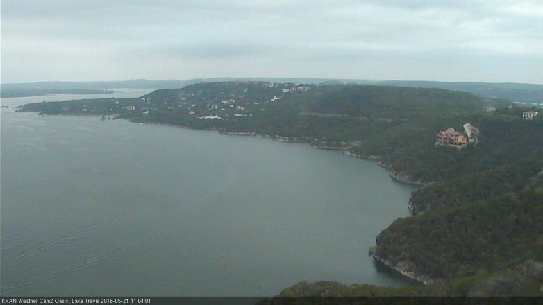 Lake Travis webcam, May 21, 2016 10:15 AM CT