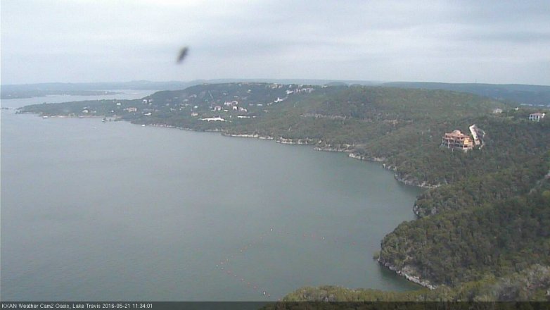 Lake Travis webcam, May 21, 2016 10:55 AM CT