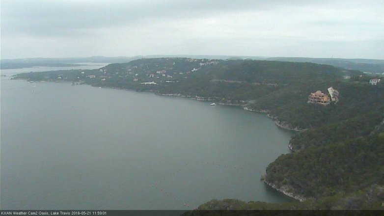 Lake Travis webcam, May 21, 2016 11:10 AM CT