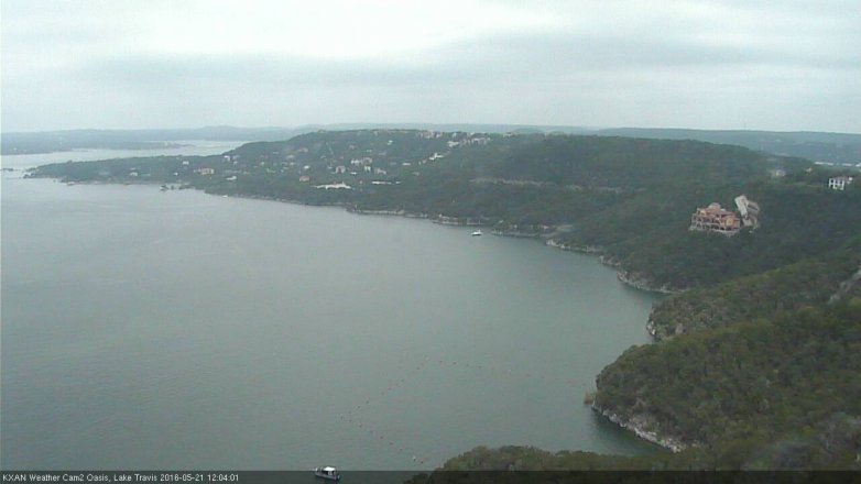 Lake Travis webcam, May 21, 2016 11:15 AM CT
