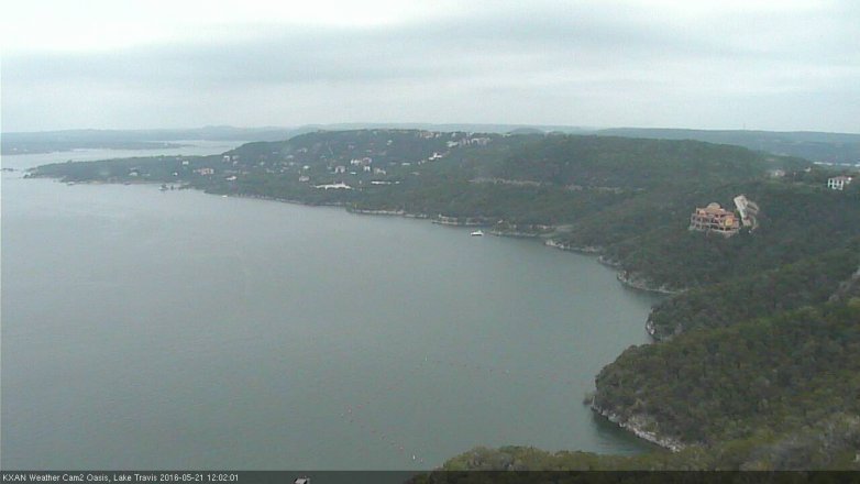 Lake Travis webcam, May 21, 2016 11:30 AM CT
