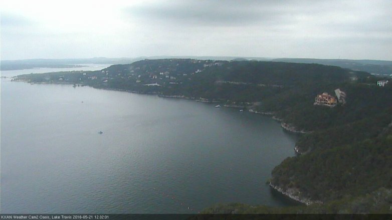 Lake Travis webcam, May 21, 2016 11:40 AM CT