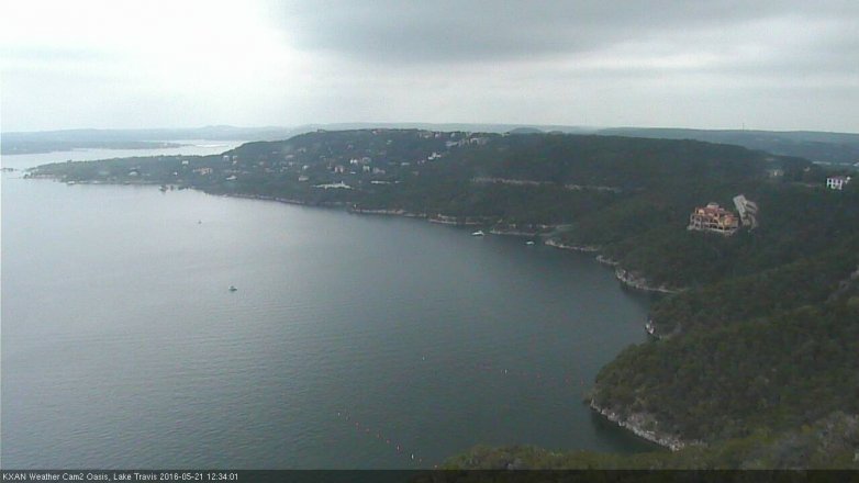 Lake Travis webcam, May 21, 2016 11:50 AM CT