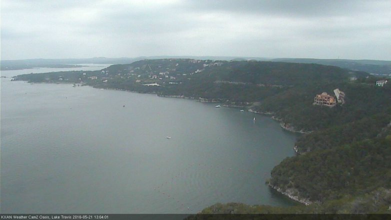 Lake Travis webcam, May 21, 2016 12:20 PM CT