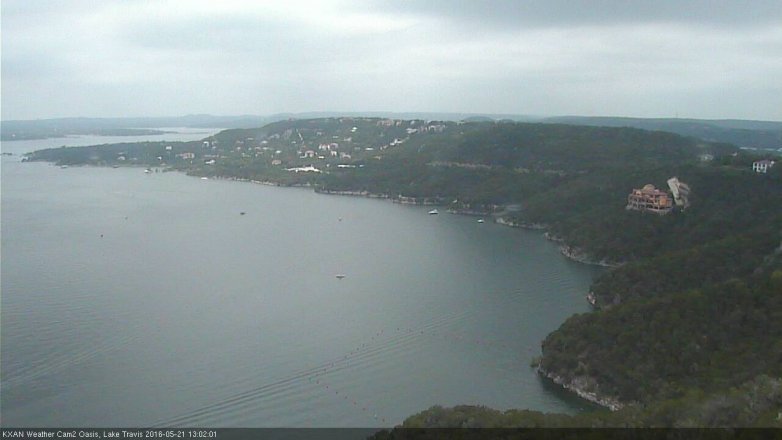 Lake Travis webcam, May 21, 2016 12:25 PM CT