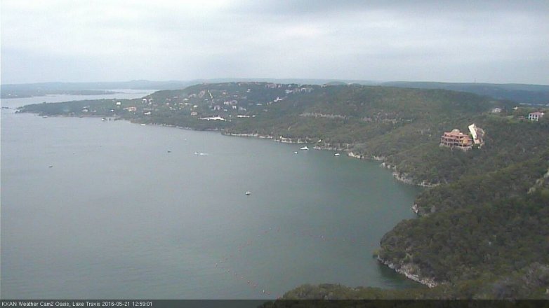 Lake Travis webcam, May 21, 2016 12:30 PM CT