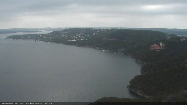 Lake Travis webcam, May 21, 2016 12:40 PM CT
