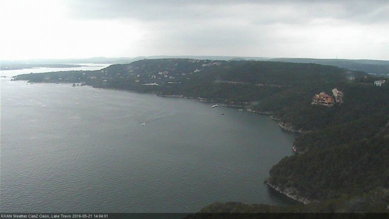 Lake Travis webcam, May 21, 2016 1:10 PM CT