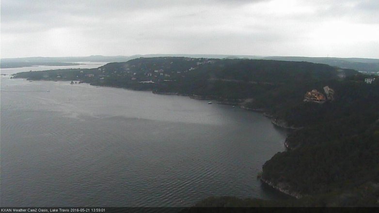 Lake Travis webcam, May 21, 2016 1:15 PM CT