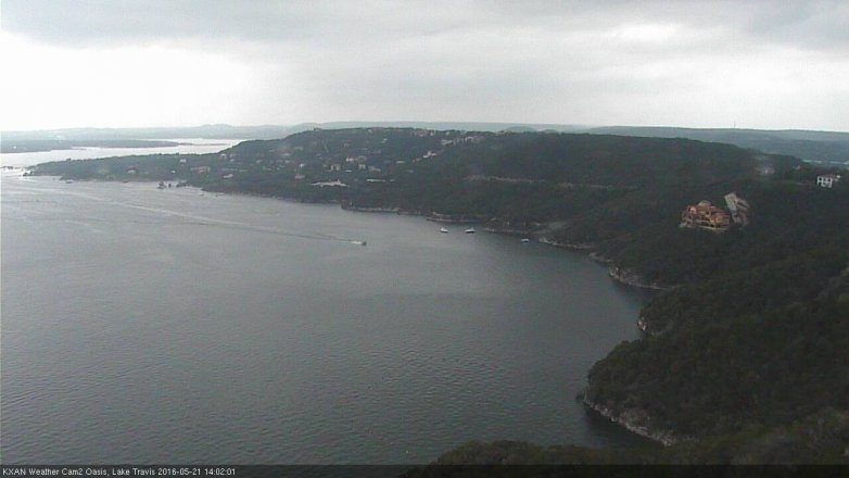 Lake Travis webcam, May 21, 2016 1:25 PM CT