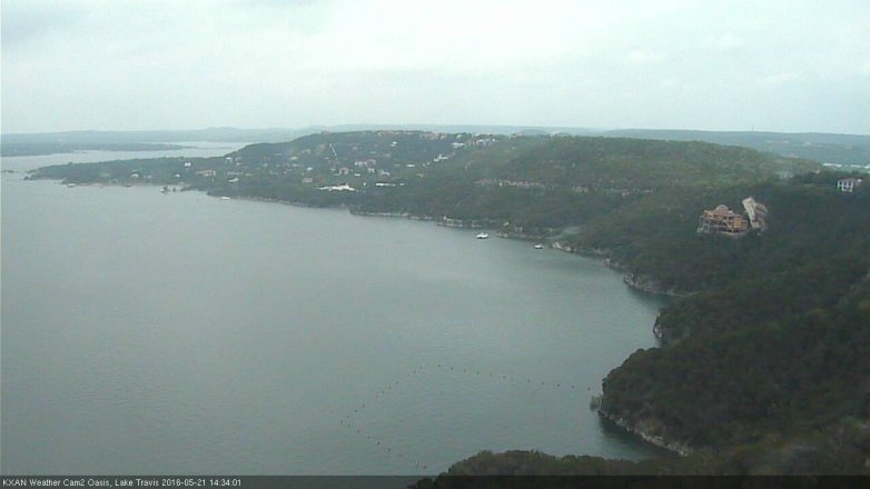 Lake Travis webcam, May 21, 2016 1:40 PM CT