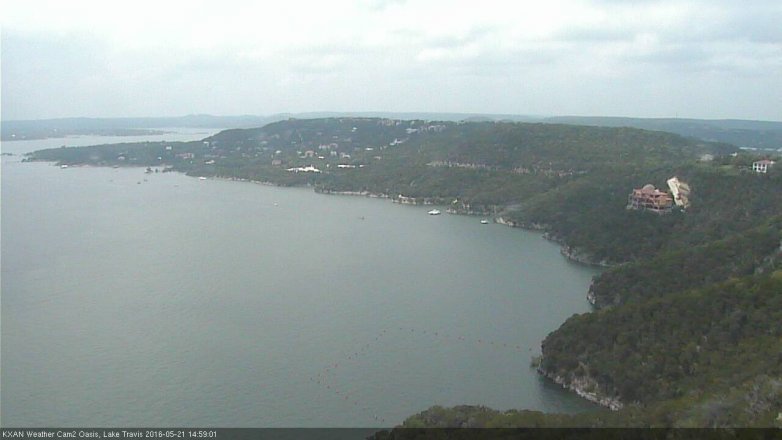 Lake Travis webcam, May 21, 2016 2:10 PM CT