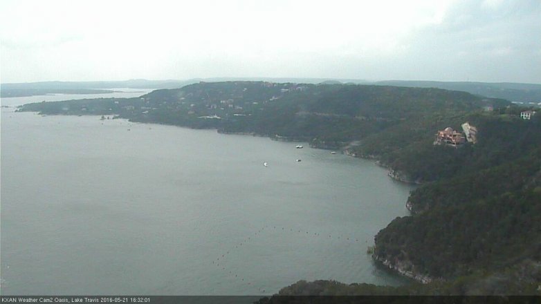 Lake Travis webcam, May 21, 2016 3:45 PM CT