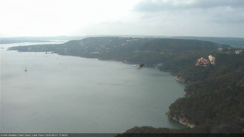 Lake Travis webcam, May 21, 2016 4:10 PM CT