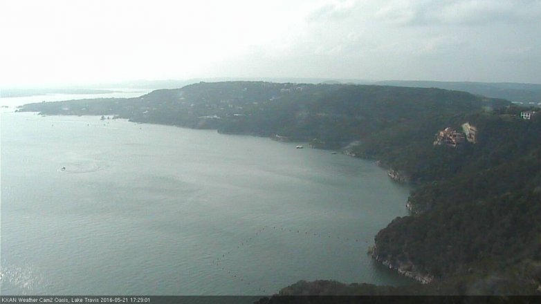Lake Travis webcam, May 21, 2016 4:40 PM CT