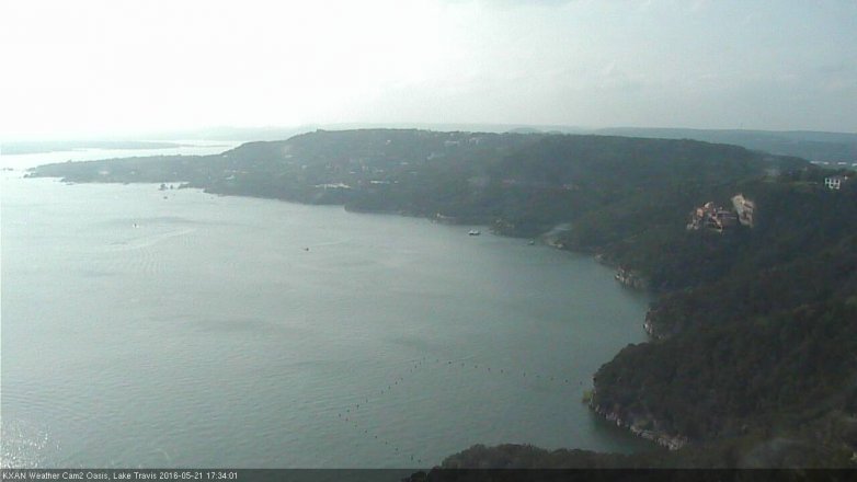 Lake Travis webcam, May 21, 2016 5:05 PM CT