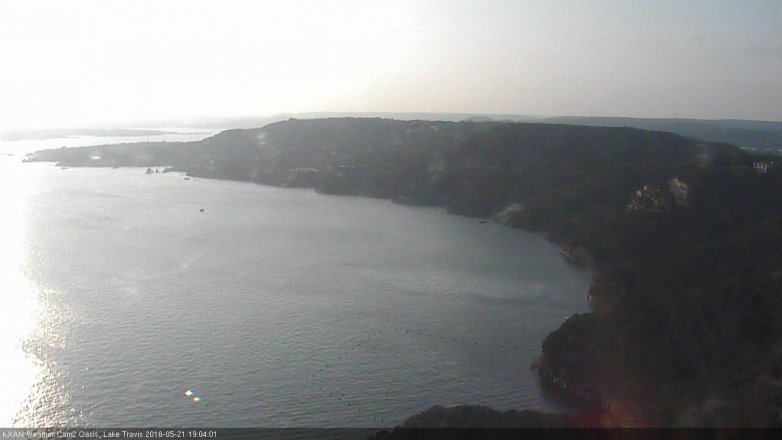 Lake Travis webcam, May 21, 2016 6:20 PM CT