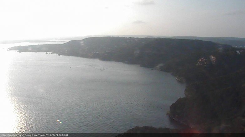 Lake Travis webcam, May 21, 2016 6:30 PM CT