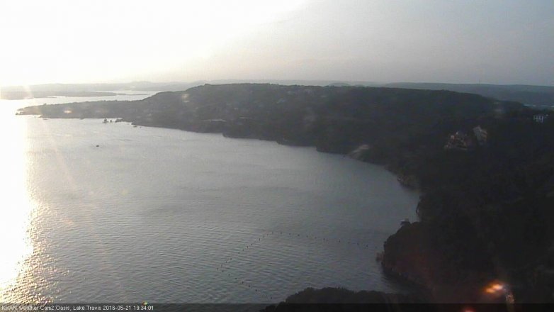Lake Travis webcam, May 21, 2016 7:00 PM CT