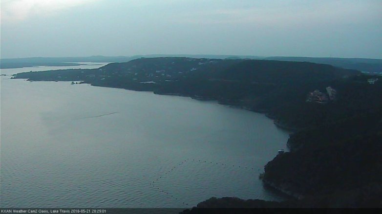 Lake Travis webcam, May 21, 2016 8:00 PM CT