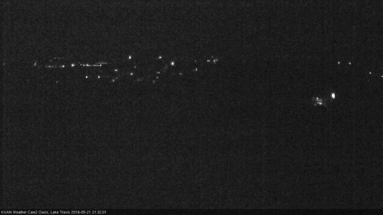 Lake Travis webcam, May 21, 2016 8:50 PM CT