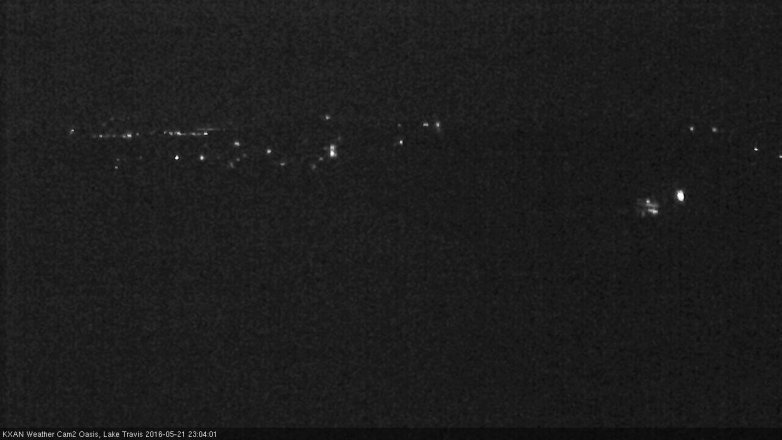Lake Travis webcam, May 21, 2016 10:10 PM CT