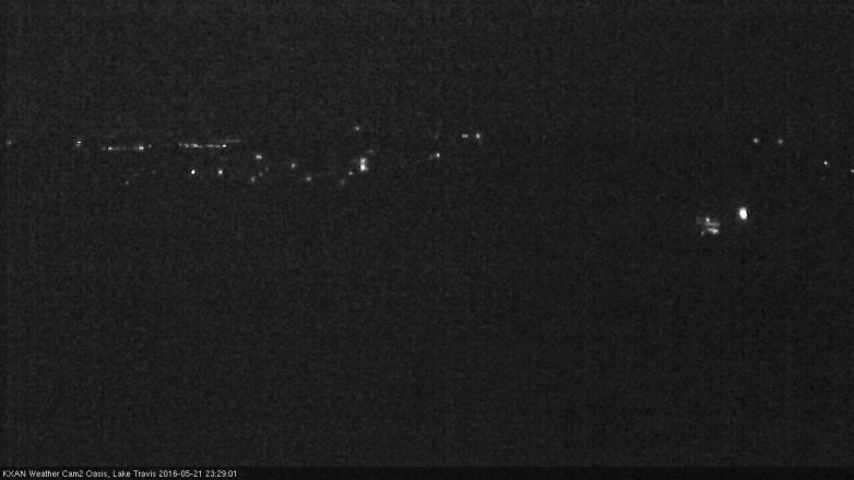 Lake Travis webcam, May 21, 2016 10:40 PM CT