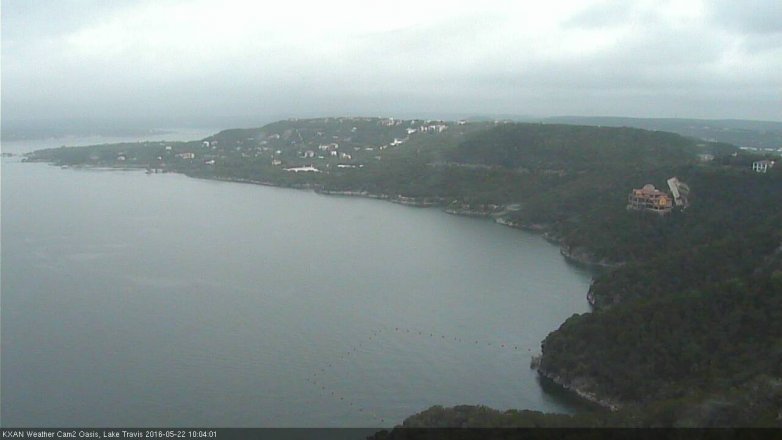 Lake Travis webcam, May 22, 2016 9:35 AM CT