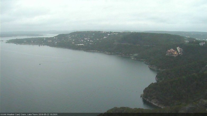Lake Travis webcam, May 22, 2016 9:50 AM CT