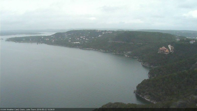 Lake Travis webcam, May 22, 2016 10:05 AM CT