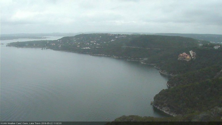 Lake Travis webcam, May 22, 2016 10:20 AM CT