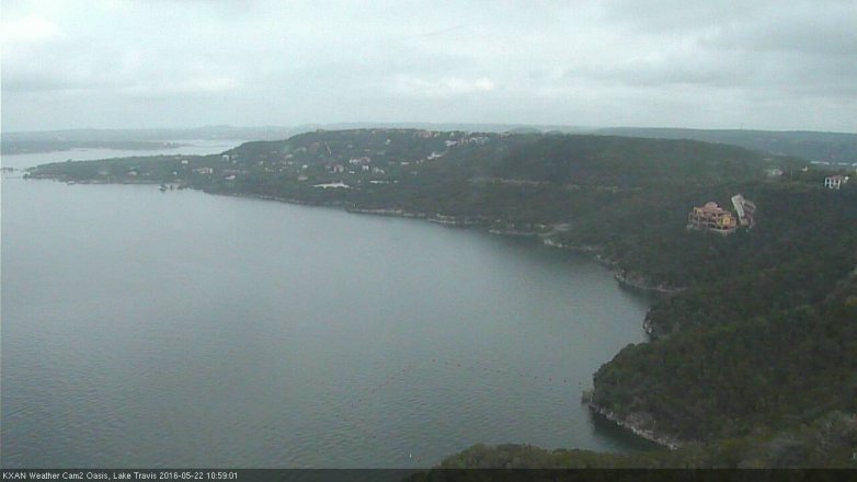 Lake Travis webcam, May 22, 2016 10:25 AM CT