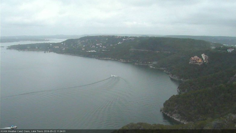 Lake Travis webcam, May 22, 2016 10:35 AM CT